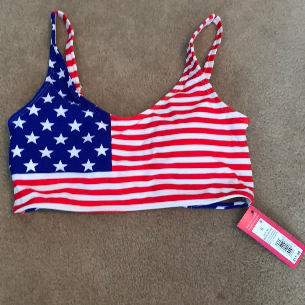 Patriotic bikini top